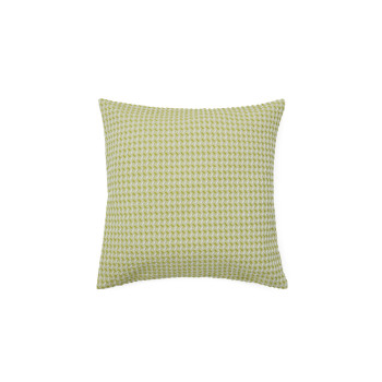 Fodera cuscino Lunira con trama waffle verde 50 x 50 cm