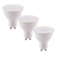 KIT 3PZ LAMPADINA LED GU10 6W 490LM 4000K 100° 50X57mm 15000h CRI80