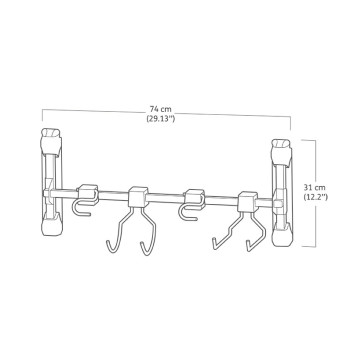 Kit Appendi attrezzi Per Casette KETER 