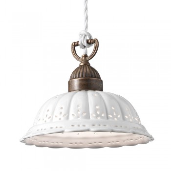 Lampada a sospensione in ceramica ANITA 061.07.OC IL FANALE