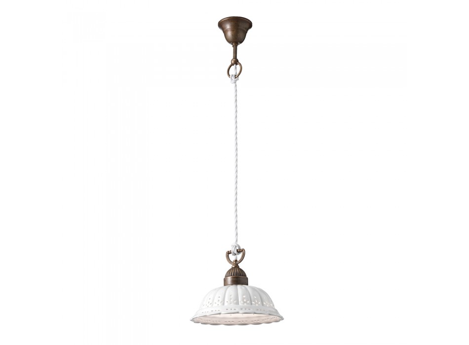 Lampada a sospensione in ceramica ANITA 061.07.OC IL FANALE