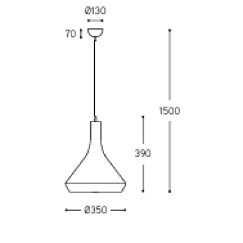 Lampada Cappadocia DAC1 ALDO BERNARDI
