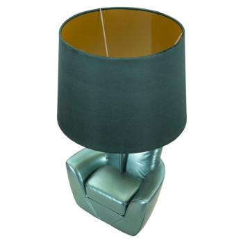 LAMPADA DA COMODINO MIDCENTURY TURCHESE