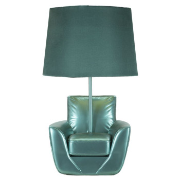 LAMPADA DA COMODINO MIDCENTURY TURCHESE