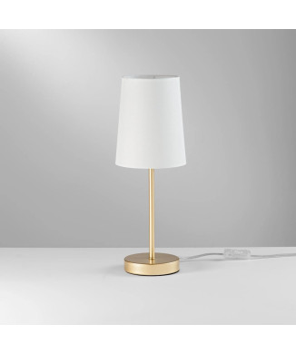 LAMPADA DA TAVOLO SALLY ORO 1XE14 15X15X41,8CM