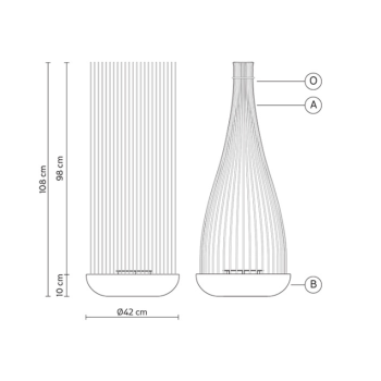 Lampada Don't Touch da interno/da esterno KARMAN