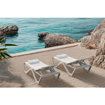 Lettino prendisole LOVE di VONDOM