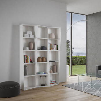 Libreria Trek - Libreria Trek 3 elementi Bianco Frassino