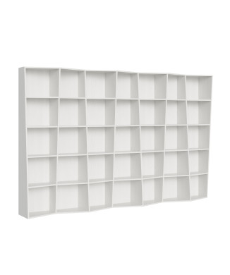 Libreria Trek - Libreria Trek 7 elementi Bianco Frassino