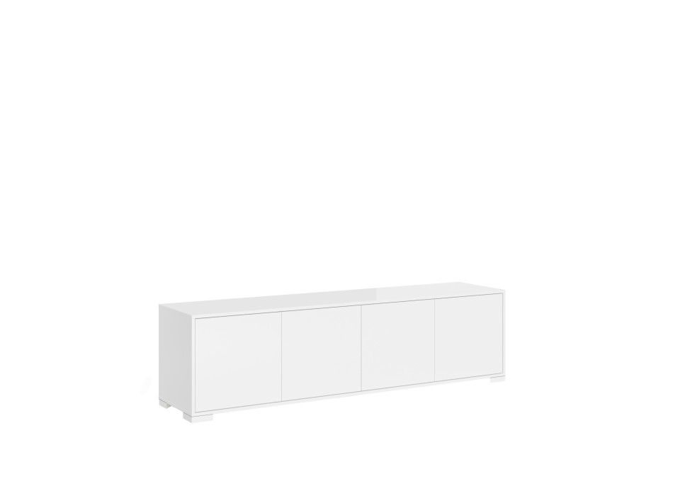 Madia/ Porta TV / Credenza alta Lumina Bianco Lucido - Porta TV 4 ante 172x40x48 cm Lumina bianco lucido