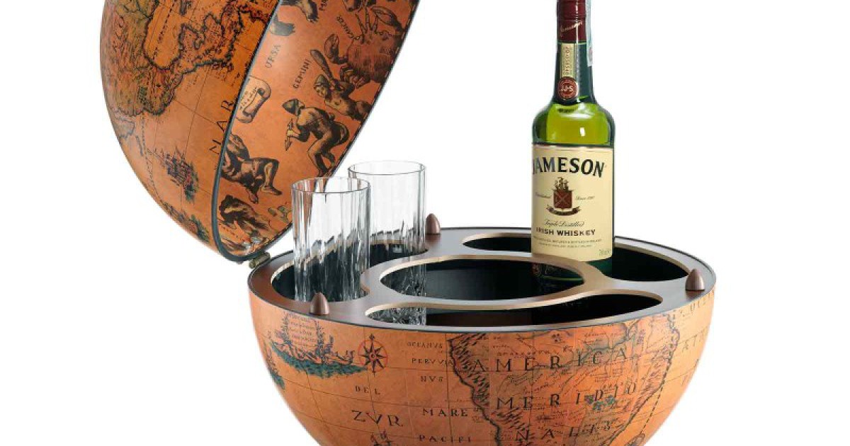 Zoffoli - Mappamondo Bar - Giasone - Zoffoli - Mappamondi Ba