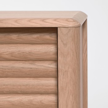 Mobile TV Lenon 2 ante in massello e impiallacciat rovere 200 x 57 cm FSC MIX Credit