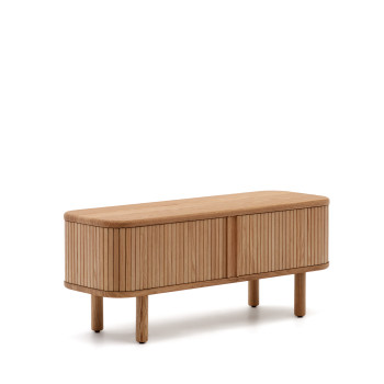 Mobile TV Mailen 2 porte in impiallacciatura di frassino con finitura