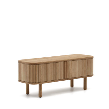 Mobile TV Mailen 2 porte in impiallacciatura di frassino con finitura