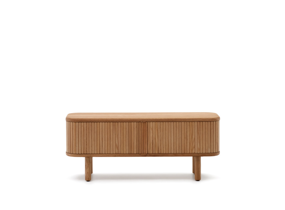 Mobile TV Mailen 2 porte in impiallacciatura di frassino con finitura