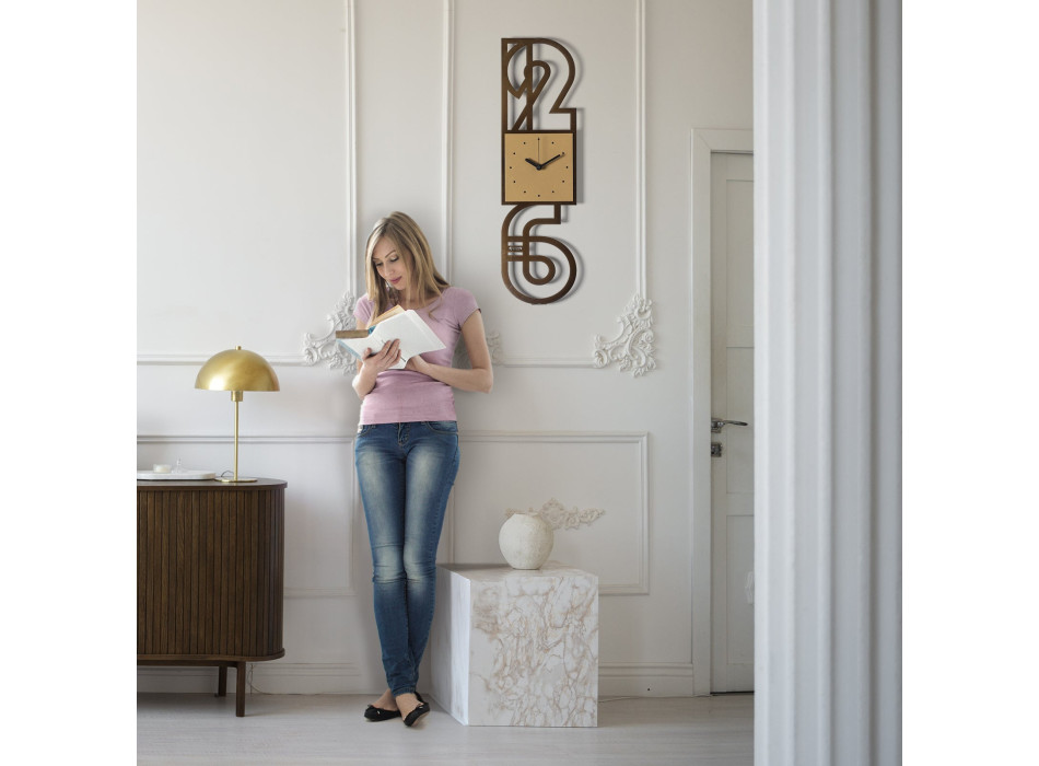 Orologio da parete minimal NEVILLE 5123 Arti e mestieri