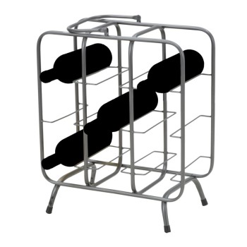 P/BOTTIGLIE RACK QUADRATO (9 POSTI)