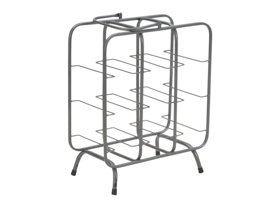 P/BOTTIGLIE RACK QUADRATO (9 POSTI)