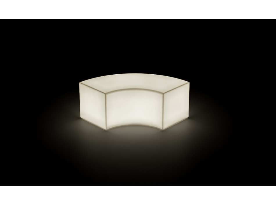 Panca modulare TWIST versione luminosa di Plust