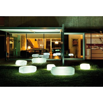 PANCHINA METEOR/L CON LUCE SERRALUNGA