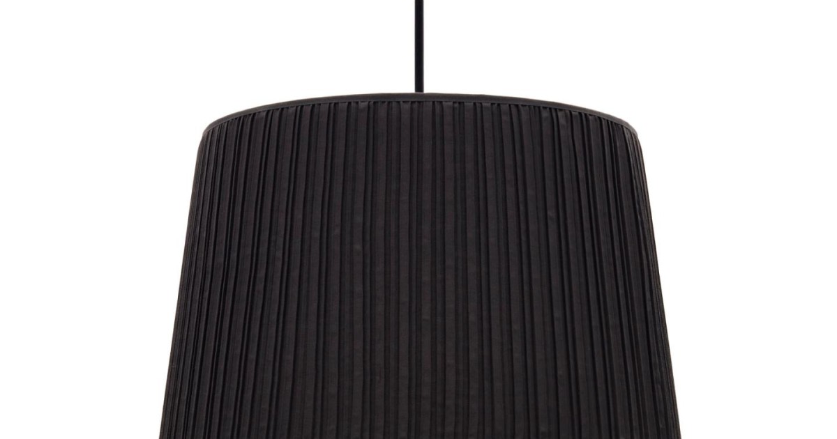 Paralume per lampada da soffitto Guash nera Ø 50 cm