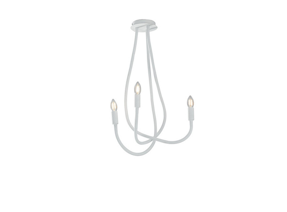 PLAFONIERA LOVER BIANCA 3XE14 15X15X100CM