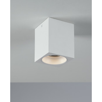 PLAFONIERA TOWN BIANCA QUADRATA 1XGU10 8X10CM