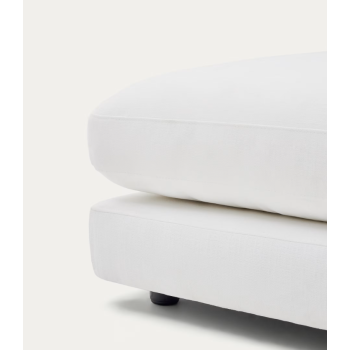 Poggiapiedi Gala bianco 90 x 90 cm