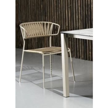 Poltrona con braccioli LISA FILÒ SCAB