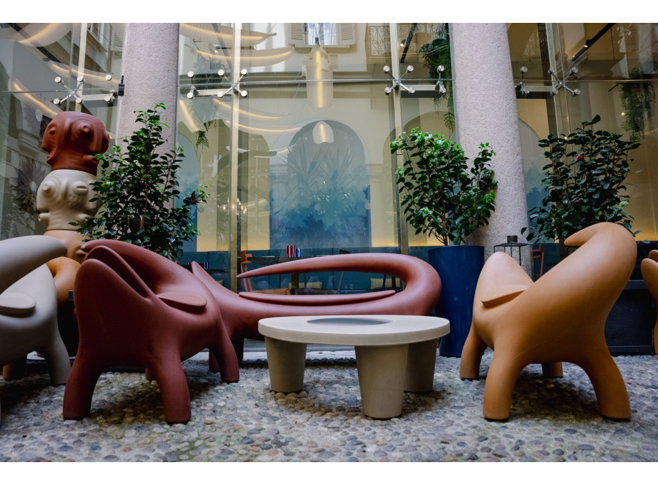 Poltrona lounge KROKO LACCATO Slide