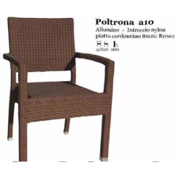POLTRONA PER ESTERNI/GIARDINO A10/P DINT