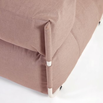 Pouf divano modulare schienale 100%outdoor Square