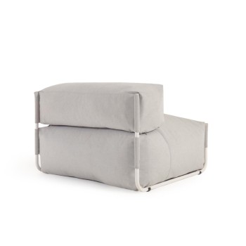 Pouf divano modulare schienale 100%outdoor Square