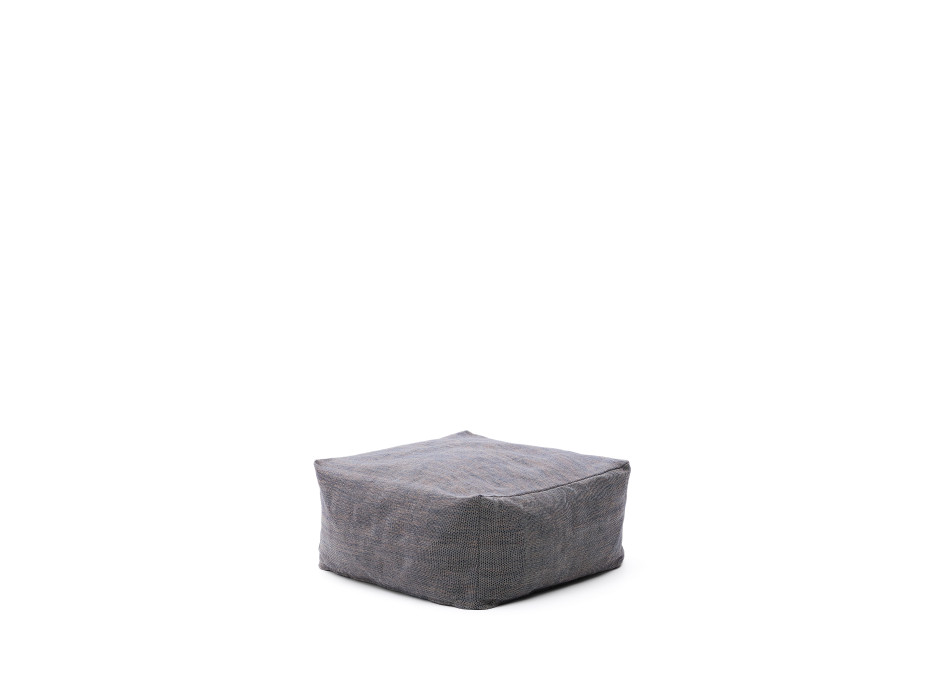 Pouf Vedell 100% PET blu scuro 60 x 60 x 30 cm