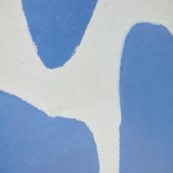 Quadro Allish con forme bianche e blu 60 x 90 cm bianche e blu 60 x 90 cm