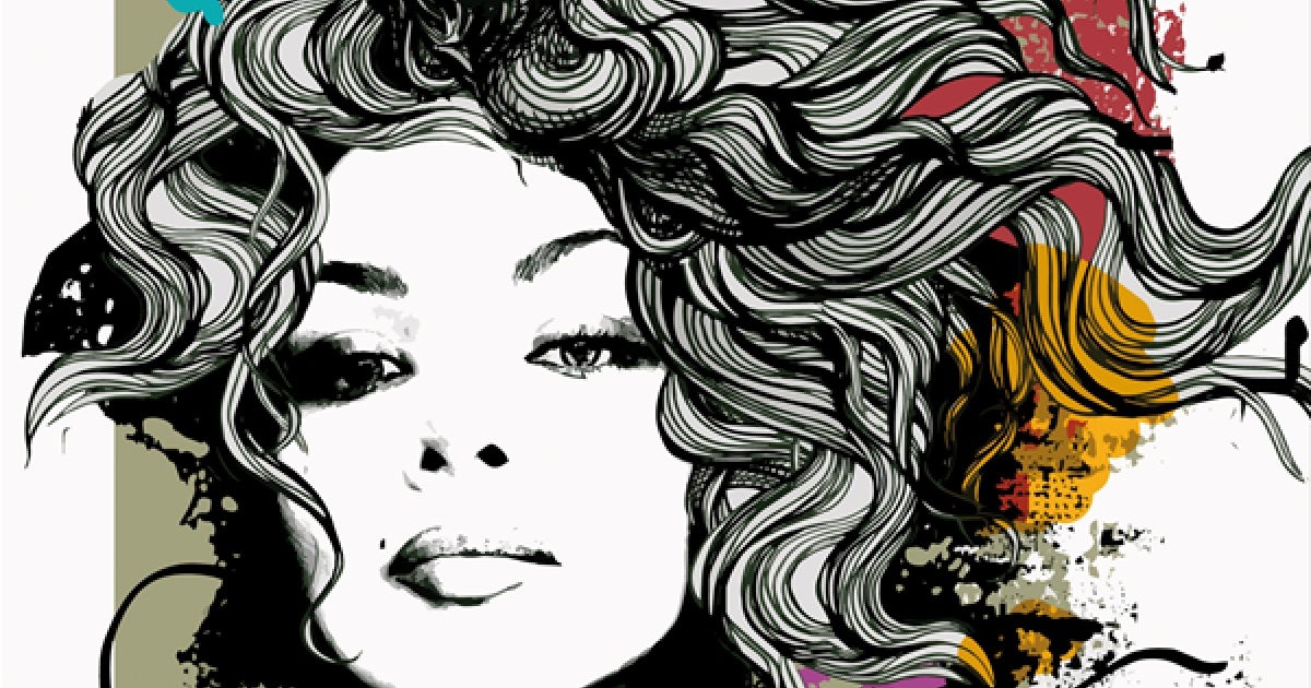 Quadro Capelli Al Vento G2768 Pintdecor