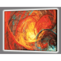 Quadro LUMINOSO INFORMALE ROSSO GL4498 PINTDECOR