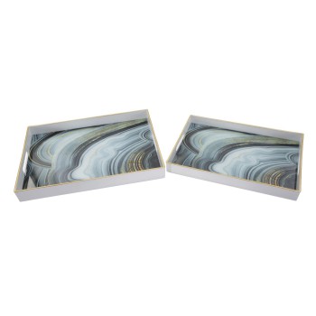 S/TASCHE WHITE MARBLE COPPIA