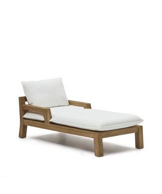 Sdraio Forcanera in teak massiccio