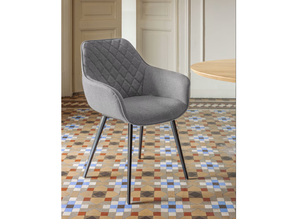 Sedia Amira grigia OUTLET