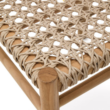 Sedia da esterno Tavira in legno massiccio di teak