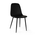 Sedia ecopelle Jacky nero