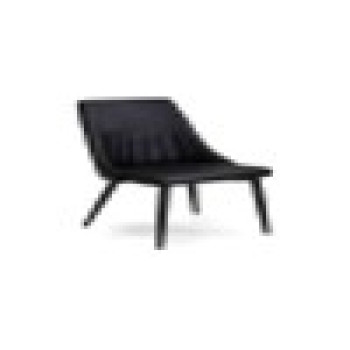 Sedia ecopelle Oliver nero struttura nero Vacchetti
