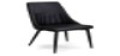 Sedia ecopelle Oliver nero struttura nero Vacchetti