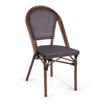 Sedia Francese alluminio textilene nocecm46x56h45/87 Vacchetti