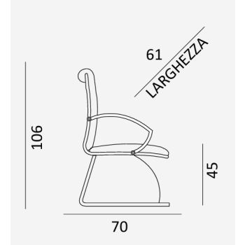 Sedia Giove C 11 COMEL