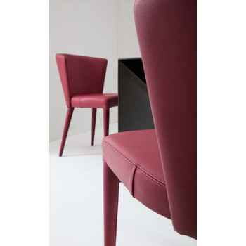 Sedia in pelle ATENA Julia Italia