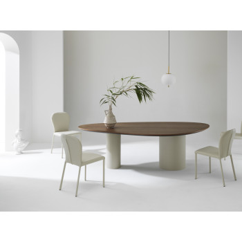 Sedia in pelle GAIA Julia Italia