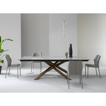 Sedia in pelle MIRO Julia Italia