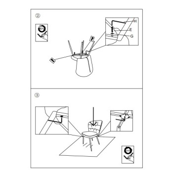 SEDIA LOSANNA VERDE SET 2 PZ